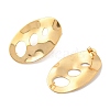 304 Stainless Steel Stud Earrings Findings EJEW-R151-01G-08-2