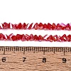 Electroplate Opaque Glass Beads Strands LS-EGLA-Q139-01A-C10-4