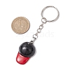 5Pcs Baseball Cap Alloy Enamel Keychains KEYC-JKC01058-3