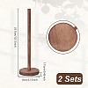 Wood Scrunchie Holders ODIS-WH0001-88B-3