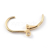 Brass Leverback Earring Findings X-KK-O131-09G-3