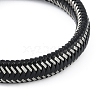 Braided Microfiber Leather Cord Bracelets BJEW-P328-05P-2