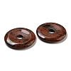 Natural Mahogany Obsidian Pendants G-P532-01A-26-2