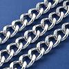 Oxidation Aluminum Diamond Cut Faceted Curb Chains CHA-H001-01S-1