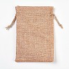 Polyester Imitation Burlap Packing Pouches ABAG-WH0008-06-1