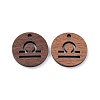 Walnut Wood Laser Cut Pendants WOOD-Q051-06D-1