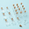 20Pcs 5 Styles Mini High Borosilicate Glass Bottle Bead Containers BOTT-YW0001-02-5