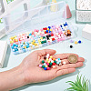 252Pcs 14 Colors Opaque Acrylic Beads SACR-TA0001-49-7