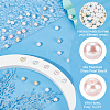 100Pcs Ocean Mix Pearlized Glass Pearl Beads HY-HY0001-04C-5