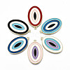 Eco-Friendly Alloy Enamel Pendants ENAM-Q438-008-NR-1