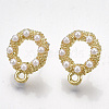 Alloy Stud Earring Findings X-PALLOY-T065-30-1