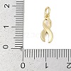 Brass Enamel Charms KK-Q028-30G-02-3