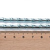 Electroplate Glass Beads Strands EGLA-Q128-13G-4
