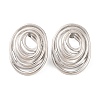 Tarnish Resistant 304 Stainless Steel Stud Earrings EJEW-G395-07P-2