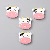 Cow Head Food Grade Silicone Beads SIL-WH0002-74A-1