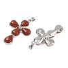 Natural Red Jasper Pendants GG-CBA9F30-02P-12-2