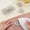 8Pcs Hotfix Rhinestone (Hot Melt Adhesive On The Back) DIY-FG0005-39B-3