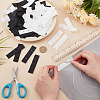 60 Pairs 2 Colors Polyester Snap Button Tape DIY-FG0006-40-3