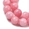 Natural Dyed White Jade Beads Strands G-M402-C04-29-4
