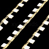 Brass Rectangle Link Chains CHC-C007-03G-03-1