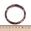 Natural Leopard Skin Jasper Beaded Stretch Bracelets for Women Men BJEW-M049-08B-5