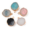 Druzy Resin Pendants RESI-R428-005-1