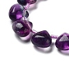 Natural Purple Fluorite Beads Strands G-NH0032-A02-02-4