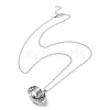 Alloy Pendant Necklaces NJEW-H031-01B-P-3