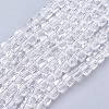 Glass Bead Strands X-GLAA-R041-4x4mm-24-1