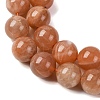 Round Natural Sunstone Beads Strands G-F222-33-10mm-01-4