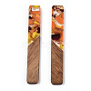 Transparent Resin & Walnut Wood Big Pendants RESI-TAC0017-70-A03-2