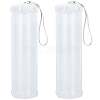 2Pcs Extendable Plastic Paint Brush Case AJEW-GF0013-23-1