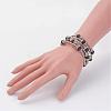 Five Loops Wrap Lava Rock Beads Bracelets BJEW-JB02920-3