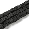 Natural Lava Rock Beads Strands G-C084-E08-02-1