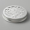 Aluminium Hollow Candle Canister Lids AJEW-WH0312-57C-1