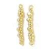 Brass Chip Beaded Connector Charms KK-P284-08G-01-1