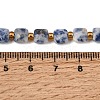 Natural Blue Spot Jasper Beads Strands GG-CBA96AE-A09-6x6mm-5