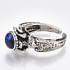 Alloy Cuff Finger Rings RJEW-T006-35A-3