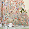 2 Yards Polyester Embroidery 3D Flower Fabrics DIY-WH0622-382A-4