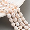Natural Cultured Freshwater Pearl Beads Strands PEAR-P062-15B-2