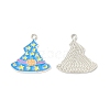 Alloy Enamel Pendants ENAM-G212-12P-1