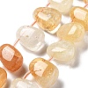 Natural Citrine Beads Strands G-P528-E02-01-1