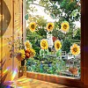 Flower Rainbow Prism Electrostatic Window Stickers PW-WG7FA2F-01-3