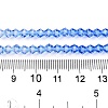 Gradient Color Baking Paint Glass Bead Strands X1-DGLA-A039-T6mm-A020-5