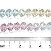 Transparent Painted Glass Beads Strands DGLA-A034-T6mm-A15-3