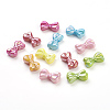 Mixed Opaque Acrylic Bowknot Beads X-SACR-R697-M53-1