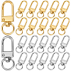 36Pcs 2 Colors Alloy Swivel Clasps PURS-CN0001-11-1