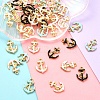 40Pcs 4 Colors Enamel Pendants ENAM-CJ0002-31-4