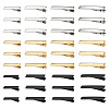 120Pcs 12 Style Iron Alligator Hair Clips Findings PHAR-TA0001-08-2