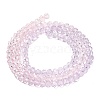 Transparent Painted Glass Beads Strands X1-DGLA-A034-T3mm-A05-5